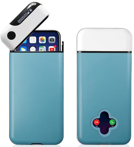 BAIFULAI Handy-Sperrbox mit Timer, Telefonschlossbox, Handy Safe mit Zeitschloss, Selbststeuerung, zeitgesteuert, tragbare Timer-Schließbox für Telefon, hilft Kindern, Schülern und Erwachsenen, Grün