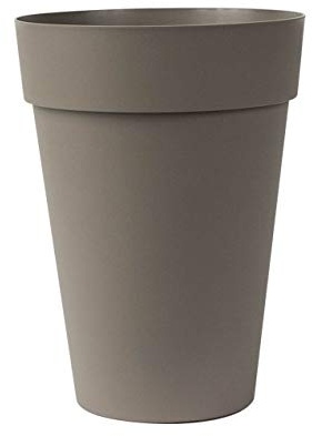 Euro 3 Plast Pflanzkübel Liken Taupe D 34 x H 46 cm