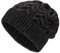 Weiche Damen Alpaka Mütze aus 100% Alpaka Wolle in 6 Farben - Hochwertige Winter Strickmütze/Beanie Wollmütze von HansaFarm, Anthrazit - NFA14, Einheitsgröße