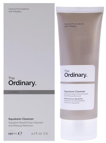 The Ordinary Squalane Cleanser, Feuchtigkeitsspendender Make-up-Entferner, unterstützt die Feuchtigkeitsbarriere, 150ml