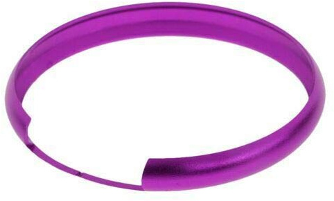 Hallenwerk Schlüsselring ERSATZRING ALU Ring Kompatibel mit Mini Autoschlüssel Schlüssel (LILA (Art.N:. KS32J)