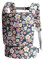 Bebamour Puppentrage für Mädchen, 3 in 1 weiches Tragetuch für Kinder, 100% Baumwolle Puppenzubehör(Green Flower)