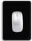 Audimi Tappetino per mouse piccolo, 15 x 20 cm, tappetino per mouse ultra spesso, antiscivolo, per PC, ufficio, lavoro, giochi, piccolo nero