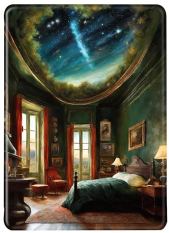 Coque Kindle Paperwhite 2021 6.8 Cuir Flip Etui Silicone TPU Ultra Mince Auto Veille ou Réveil Case Jolie Femelle Créatif Modèle Housse pour Kindle Paperwhite 11e Génération 2021 (11)