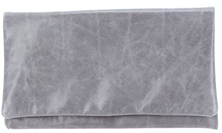 Abro Leather Athene Clutch Bag M Grey