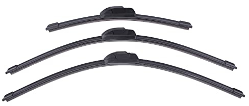 Doo Engy Vorne und Hinten Scheibenwischer Wischerblatt Flachbalkenwischer Satz für M-ercedes A-Klasse W168 Vaneo W414
