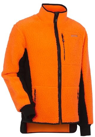 KOX Faserpelzjacke Orange/Schwarz Größe 58/60