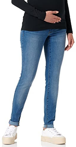MAMA.LICIOUS VMMTANYA S Piping Jeans VI349 GA Noos, Medium Blue Denim, M da Donna