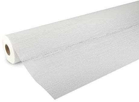 Fresco Fibre de Verre Protection Murale 90g/m2 4000 x 100cm Blanc à Peindre Revêtement Mural de rénovation, Isolant Thermique Mural