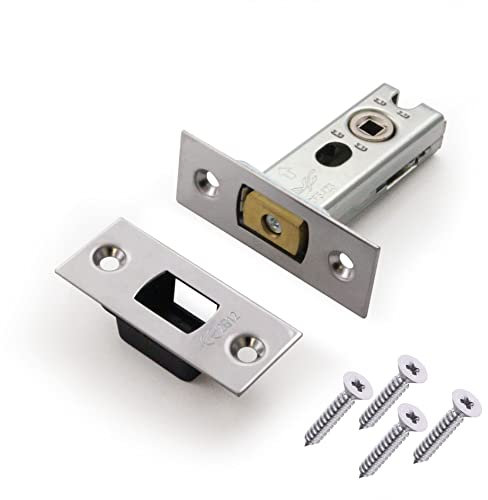 EAI Tubular Deadbolt for Bathroom | 101mm Case 82mm Backset | Polished Chrome