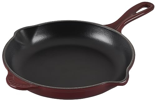 Le Creuset Enameled Cast Iron Classic Iron Handle Skillet, 9, Rhone'