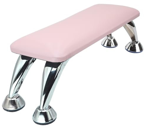 Pink Manicure Pillow Nail Cushion Nail Arm Rest, Nail Hand Pillow Pad Manicure Foot Cushion Beginner Manicure Hand Cushion Nail Stand Technician Table Leather non-slip Desk for Nail Art
