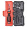 Edward Tools 47 Piece Ratchet Screwdriver Set - Pro Strong Magnetic Bit Tips includes Phillips, Slotted, Hex, Torx, Square - 4-12mm socket set - Ergo Rubber Handle - Organizing Case