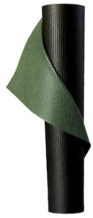 PFCDZDU Herbe Barrière Paysage Tissu, Géotextile Tapis sous-Couche Gravier, Commercial Allée De Jardin Sol Couverture Drainage Herbe Contrôle Bloqueur Tissu (Couleur : Green, Taille : 5.2x32.8FT(1.6