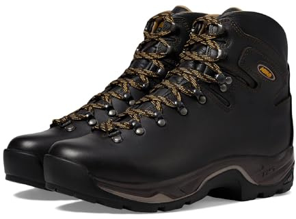 ASOLO Women's TPS 535 LTH V EVO Backpacking Boots – Full-Grain Leather High-Cut Hiking Boots for Long Distance Treks, Brown, 9
