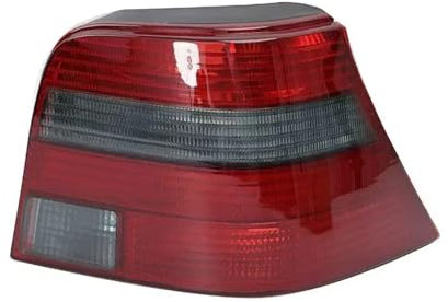 KAGINY Heckleuchte Für Volkswagen VW Golf 4 1998-2008 Rücklicht Hinten Warnung Bremslicht Blinker Auto Rücklicht Lampe Gehäuse Rücklichtaustausch(Schwarz,Right side)