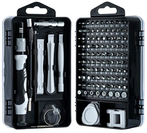 SUNNYNEST 115 in 1 Multi-Bit Screwdriver Sets Precision Magnetic Screwdriver Set with Case Professional Repair Tool Kit for Laptop,Tablet, Watch, Glasses and DIY Repair