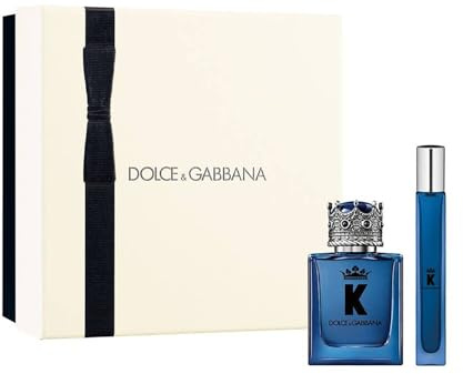 Dolce e Gabbana K Geschenkbox für Herren, Parfüm K Eau De Parfum Spray 50 ml und Reiseduft K Eau De Parfum Spray 10 ml