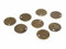 Vintageparts Anhänger als Plättchen in antik bronzefarben 15 mm 20 Stück DIY Schmuck Schmuckanhänger Plättchenanhänger