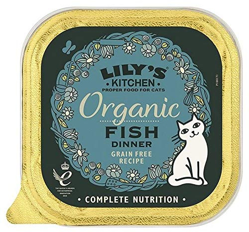 4X Lilys Küche Bio-Fisch Abendessen Für Katzen 85G