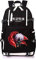 WANHONGYUE Tokyo Ghoul Anime Backpack Student Schultasche Laptop Rucksäcke Freizeittasche Daypack Schwarz-8