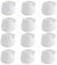 Chef-Hub White Ceramic Mini Milk Jug, Milk Creamer Pitcher Sauce, Syrup Server for Kitchen Home Decor Gift, 3oz, Pack of 12