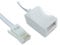 JAFSAL ONLINE 3m BT RJ11 UK Telephone Extension Cable for Home & Office Fax - 6 Core Pins