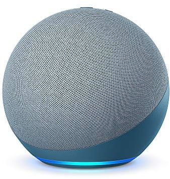 Echo (Última generación) | Sonido de alta calidad, controlador de Hogar digital integrado y Alexa | Azul grisáceo