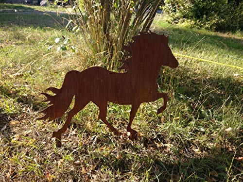 MR-Metalldesign Gartenstecker Islandpferd ca. 60x60cm