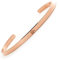 BERGERLIN Bracelet Trèfle - Bijou Trèfle Porte-bonheur en Acier Inoxydable Doré Rose Symbols