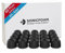 SONICFOAM Memory Foam Earbud Tips - Premium Noise Isolation, Replacement Foam Earphone Tips, 20 Pack for in Ear Headphone Earbuds (SF1 Small, Black)