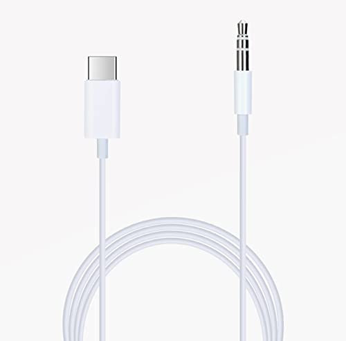 Type C USB to Mini Jack 3.5 mm Aux Audio Cable for Samsung Galaxy S20 FE LTE Connect Your Samsung Galaxy S20 FE LTE to Your Headphones, Speakers, Car Radio – 1 Metre