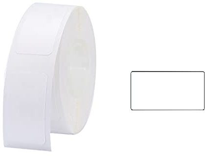 Thermoetiketten, Drucker-Aufkleberpapier mit selbstklebendem Etikettendrucker für D11/D110-12 × 40 mm (160 Stück)