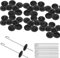 Aiyomi 50Packs Solar Panel Guard Clips Animal Guard Roll Kit Animal Guard Fastener Solar Panel Bird/Critter Guard Fastener Clips Wire Mesh Fastener (25 mm)