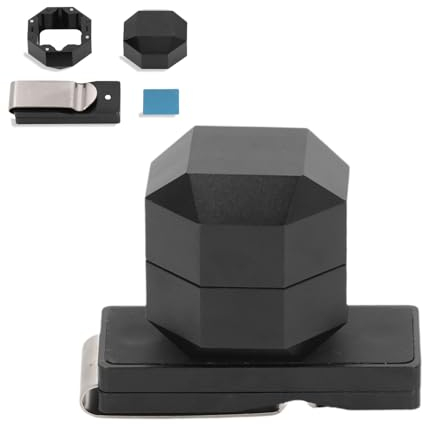 Gugxiom Achteckiger Kreidehalter aus Aluminium, Kompaktes und Leichtes Universal-Billard-Kreide-Set, Verschleißfestes und Leicht zu Tragendes Leises Billardzubehör