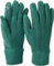 styleBREAKER Damen Touchscreen Fleece Handschuhe Einfarbig, warme Fingerhandschuhe, Winter 09010047, Farbe:Dunkelgrün