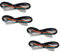 Germany Motorsports Motorrad Blinker Adapter Kabel für Blinkerwechsel Blinkerkabel für LED Halogen (Kawasaki, 2 Paar)