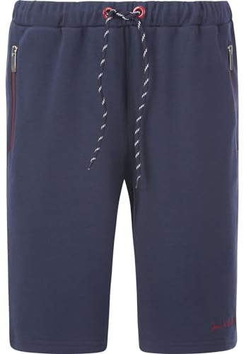 Jan Vanderstorm Herren Sweatbermuda Iring Dunkelblau, 6XL (XXXXXXL) - 76/78