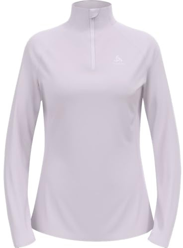 Odlo Laufshirt Damen Langarm Essential Ceramiwarm I Sport Shirt I Sport Oberteil I Midlayer I Fitness Shirt