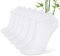 CLOSEMATE 6 paires Chaussettes Bambou Homme Femme Socquettes 39-42 43-46 Coton Anti-odeur Respirantes Douces Confortables Classiques pour Sneakers Baskets Chaussures Basses en Blanc Noir Gris Beige
