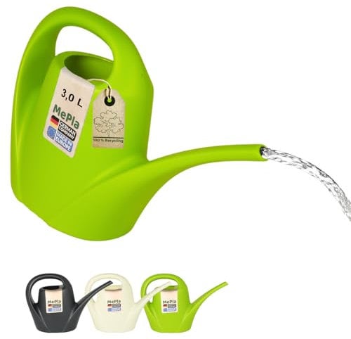 MePla - Gießkanne 3,0l Indoor - lemongrün, wetterfest aus UV-beständigem Kunststoff