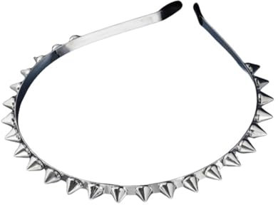 Strapazierfähiger Nieten-Kopfschmuck aus Legierungen, Festival-Haarband, Street-Styles, Haarreif für Partys und Festivals