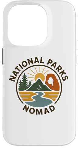 National Parks Nomad – Scenic Outdoor Travel Design Case for iPhone 14 Pro