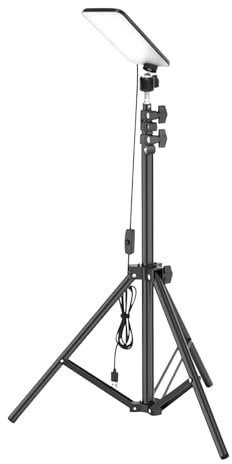 Lampada da campeggio telescopica, illuminazione regolabile a 84 LED, lampada da lavoro esterna con treppiede, ingresso 5 V, 1,5 A, USB, adatta per notturna e barbecue