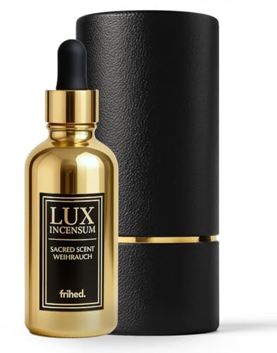 frihed.® Saunaaufguss Weihrauch - Hochkonzentriertes Saunaöl erdig & warm - Aufgussmittel für alle Sauna Arten - Luxus Saunaduft mit Pipette - 100 ml - Made in Germany
