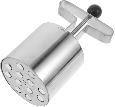 HEMOTON Macchina Per Bricchette A Nido D'Ape Macchina Per Bricchette Di Carbone Per Uso Domestico Stampo In Acciaio Inossidabile Pressa