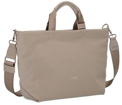 Zwei Damen Shopper NEO NE150 Handtasche 10 Liter, kleiner City-Shopper mit Kurzgriffen, Schultergurt verstellbar, Puffer-Design, Hauptfach mit Reißverschluss