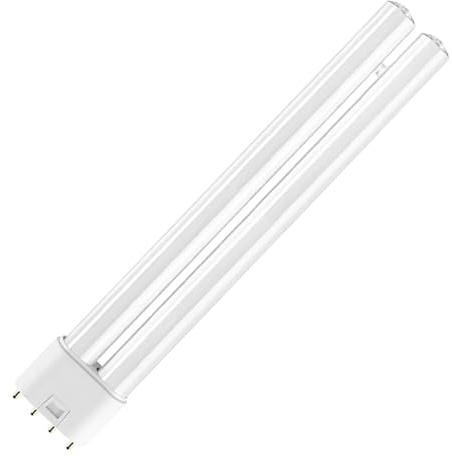 Artomnivera 18W/830 2G11 4-Pin Fluorescent Light Bulbs | 6500K Low Energy Compact Fluorescent Tube, 220V Energy Saving Lamps for Aquariums,Display Cases, Office (Warm White)