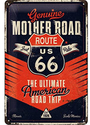 Nostalgic-Art 22314 Retro Blechschild, The Ultimate Road Trip – Geschenk-Idee für Route 66 Fans, aus Metall, Vintage-Design zur Deko, 20 x 30 cm