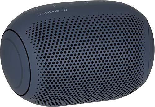 LG XBOOM Go PL2 Cassa Bluetooth Portatile - Altoparlante Speaker Bluetooth Waterproof IPX5 con Audio Meridian e Bassi Potenti, 10 Ore di Riproduzione, Comandi Vocali, Sound Boost, Nero